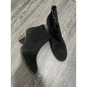 Paul Green Obermat‎ Etch Leder Booties Black Size US 8.5